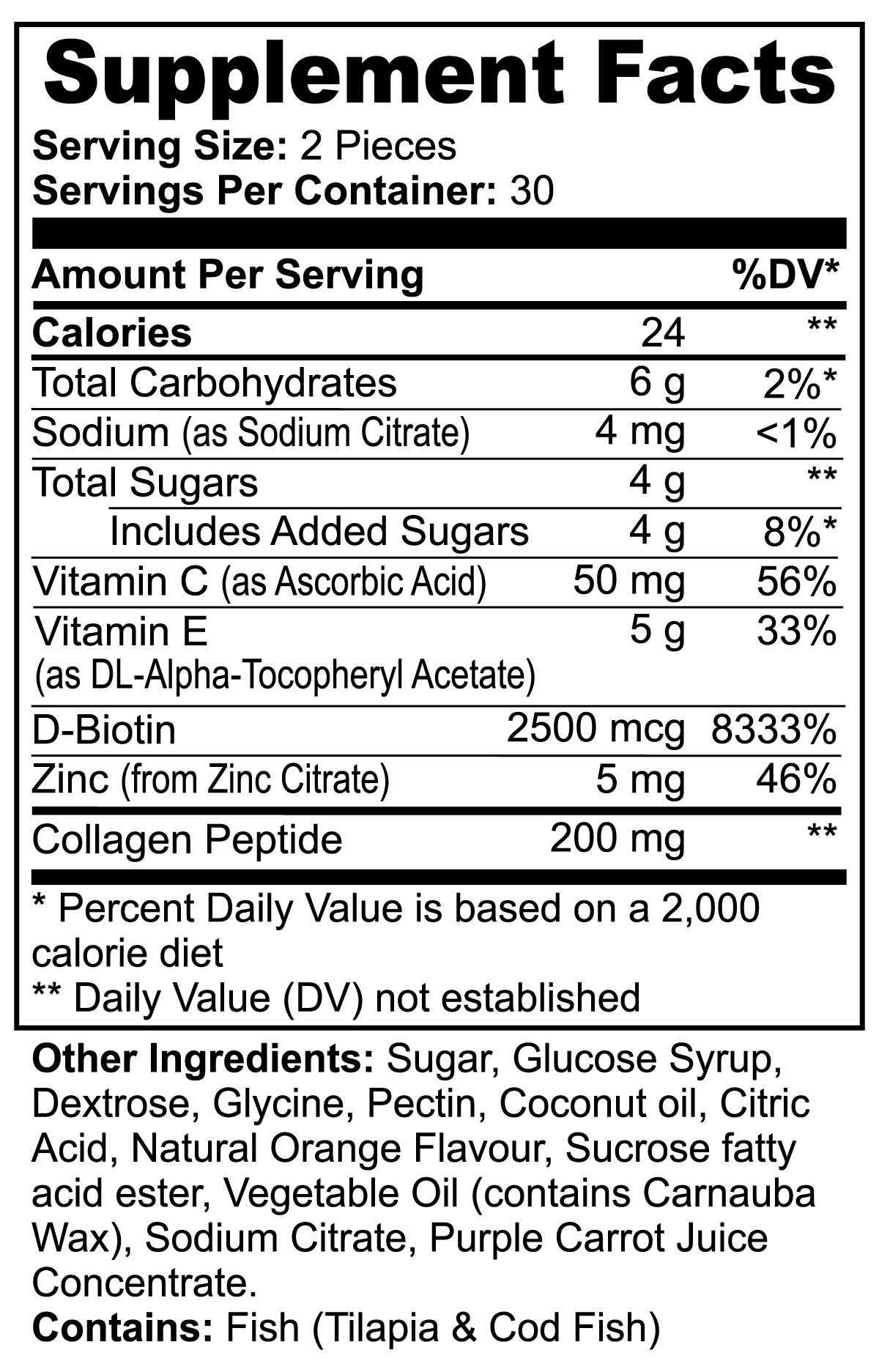 Collagen Gummies (Adult)